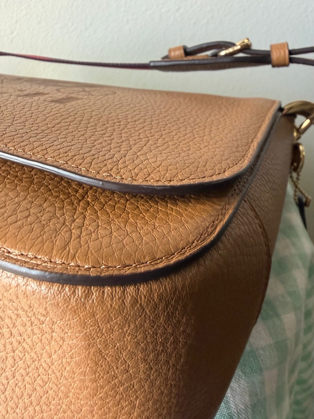Coach Jes Light Saddle Brown Messenger Bag - Picture 3 of 13